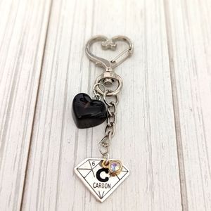 Carbon element keychain